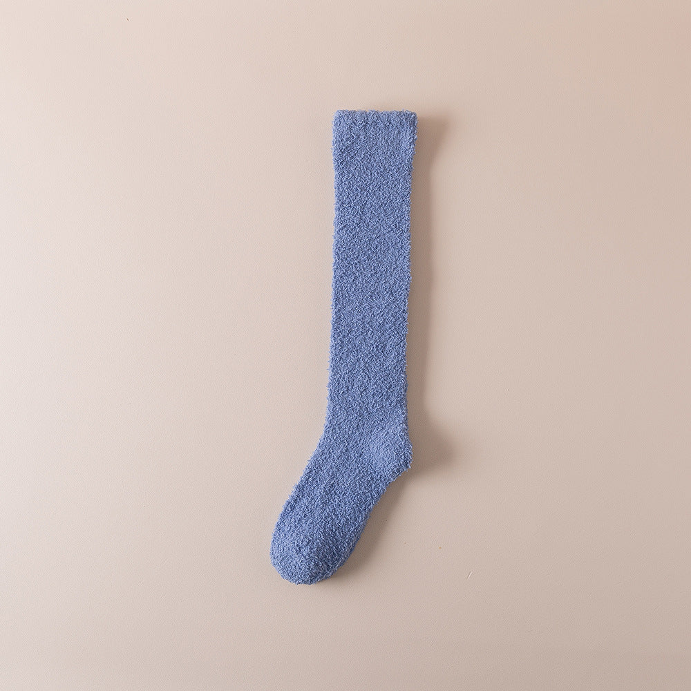 Wholesale Coral Fleece Calf Socks with Thickened Fleece Without Shedding Hair